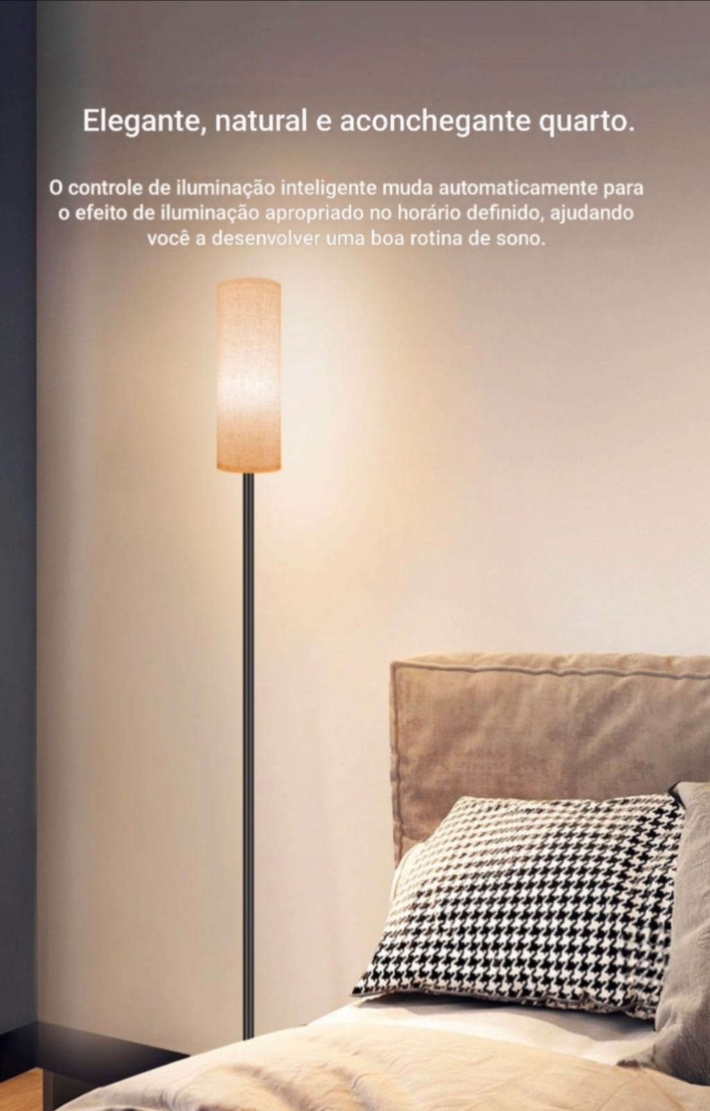 Luminária de Chão Minimalista Abajur de Piso Estilo Nórdico